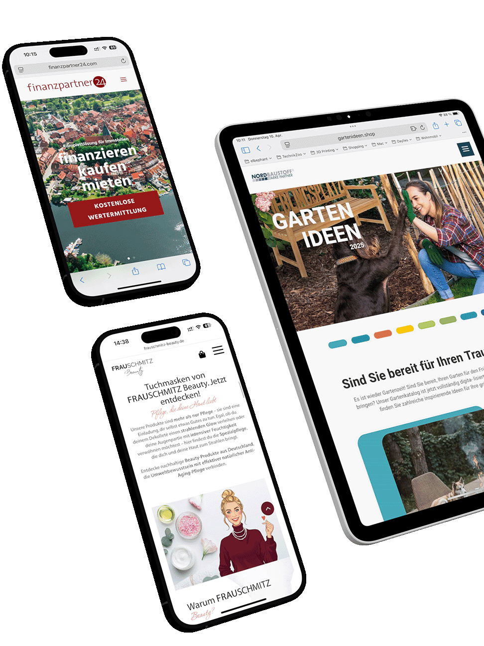 FSB-Woocommerce shop beispiel Woocommerce Shop auf mobilem Endgerät