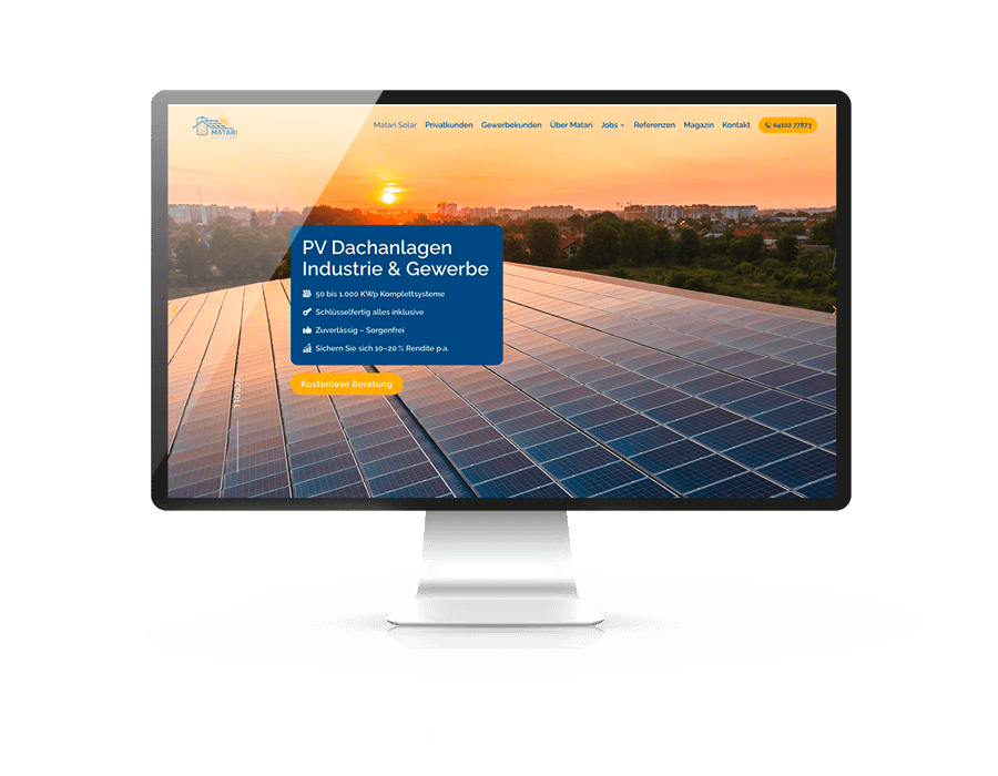 elbephant-webdesign-agentur-norddeutschland-hamburg-trittau_kunde-matari-solar elbephant webdesign agentur norddeutschland hamburg trittau kunde matari solar
