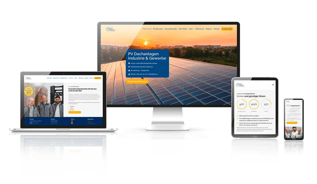 Erstellung von Websites Erstellung von Websites für Ihr Business